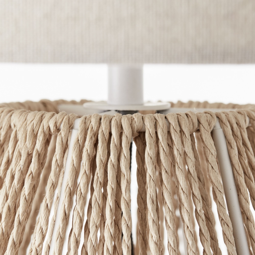Brilliant - Bordlampe LARAINE 1xE27/42W/230V beige