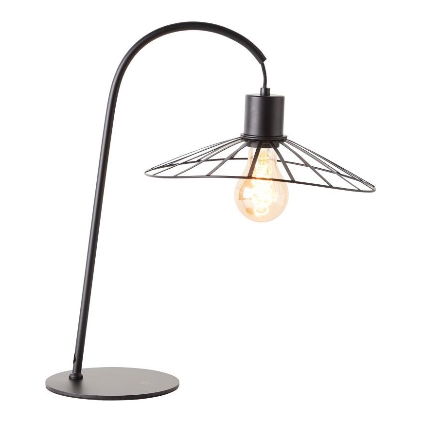 Brilliant - Bordlampe LEIKA 1xE27/52W/230V sort