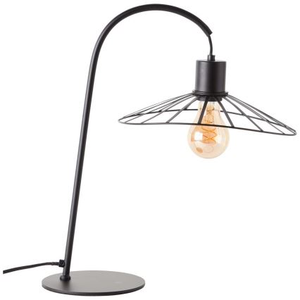 Brilliant - Bordlampe LEIKA 1xE27/52W/230V sort