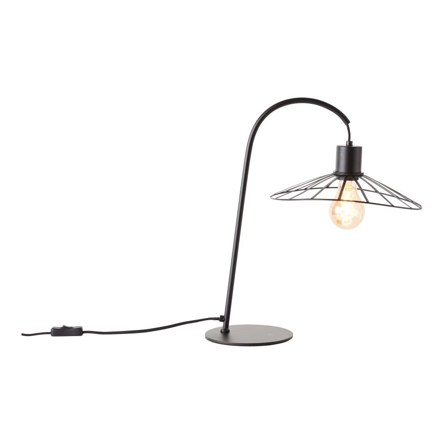 Brilliant - Bordlampe LEIKA 1xE27/52W/230V sort