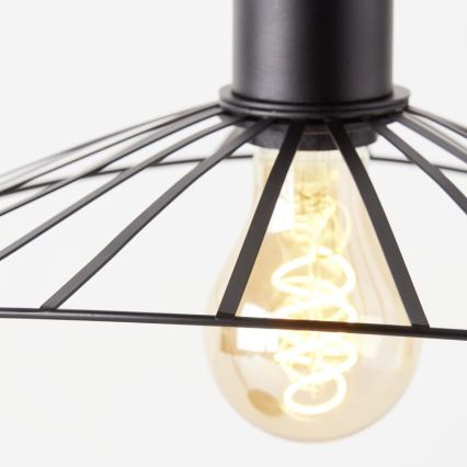 Brilliant - Bordlampe LEIKA 1xE27/52W/230V sort