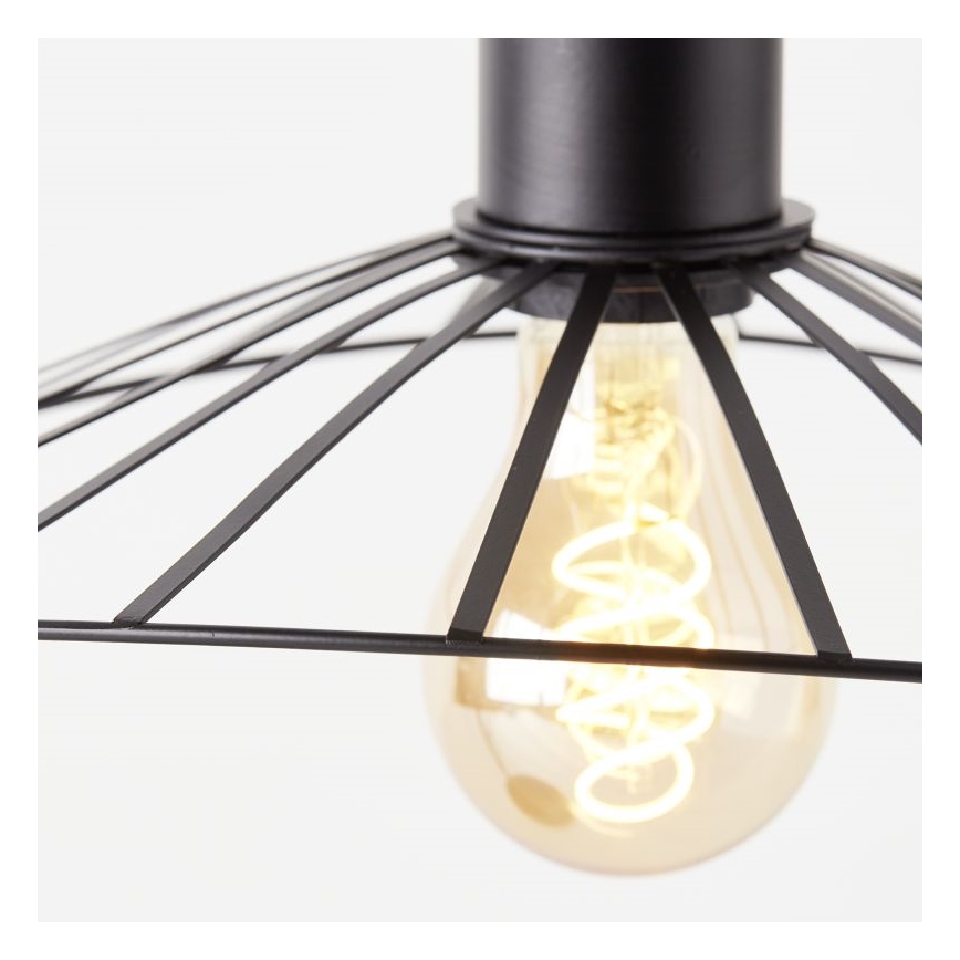 Brilliant - Bordlampe LEIKA 1xE27/52W/230V sort