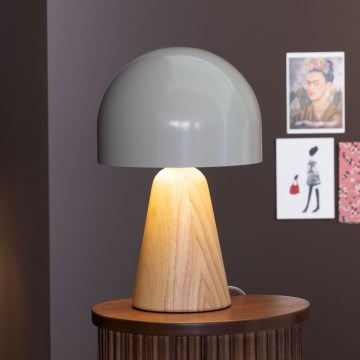 Brilliant - Bordlampe NALAM 1xE14/40W/230V beige/aske - FSC certificeret