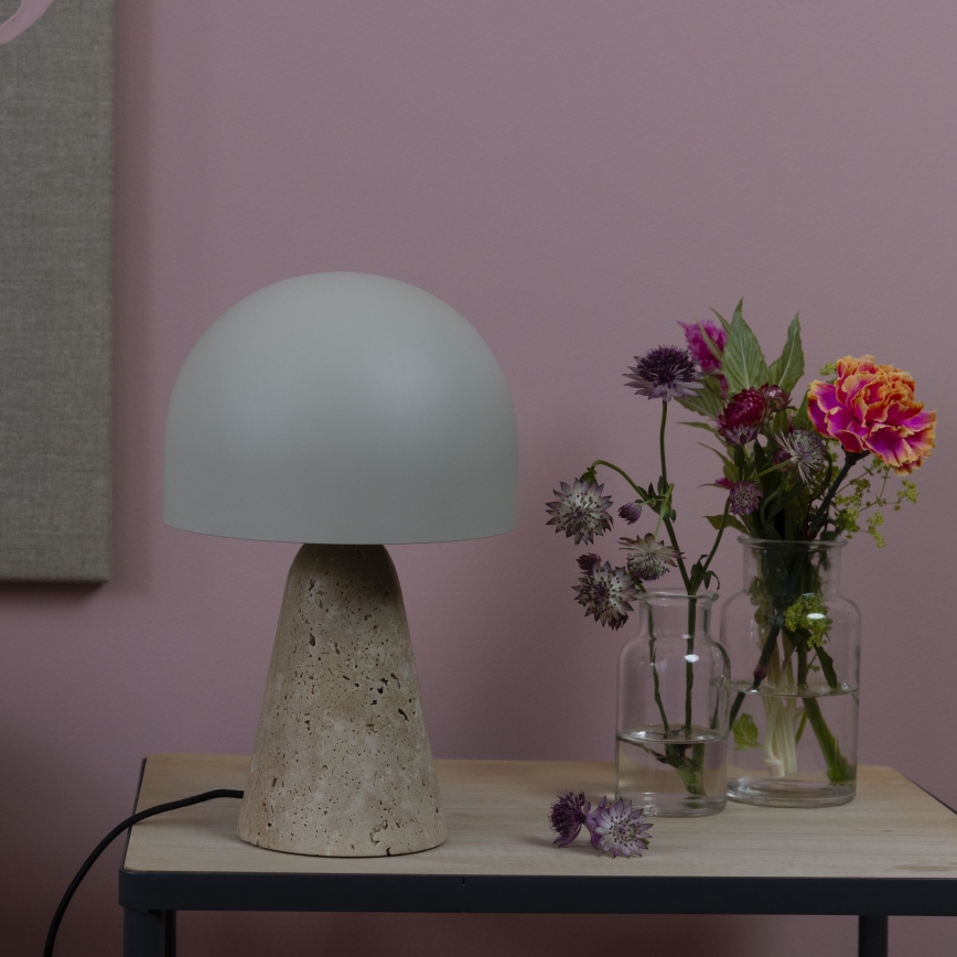 Brilliant - Bordlampe NALAM 1xE14/40W/230V beige