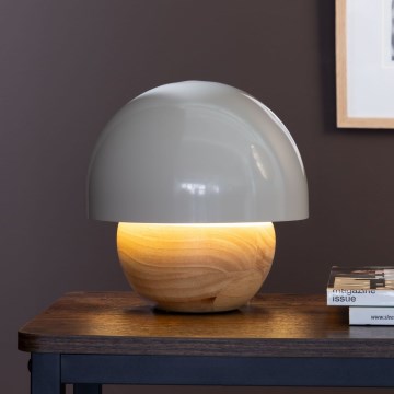 Brilliant - Bordlampe NALAM 1xE14/40W/230V grå/aske - FSC certificeret