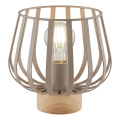 Brilliant - Bordlampe NORDIC CAGE 1xE27/20W/230V beige