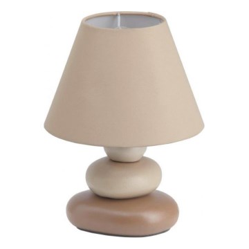 Brilliant - Bordlampe PAOLO 1xE14/40W/230V keramik/beige