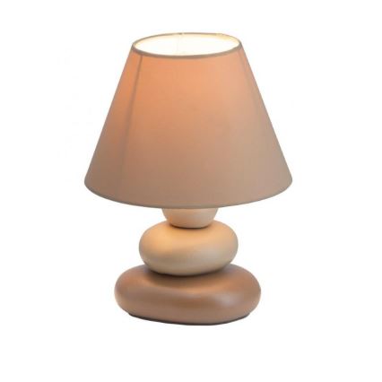 Brilliant - Bordlampe PAOLO 1xE14/40W/230V keramik/beige