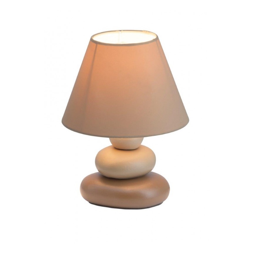 Brilliant - Bordlampe PAOLO 1xE14/40W/230V keramik/beige