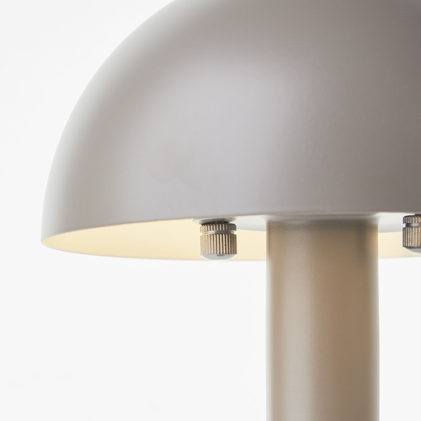 Brilliant - Bordlampe PETITE 1xE14/28W/230V grå