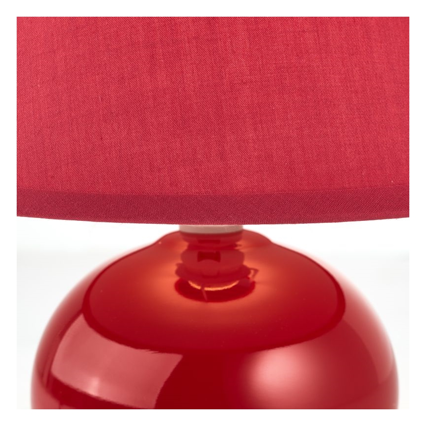 Brilliant - Bordlampe PRIMO 1xE14/40W/230V keramik/rød