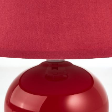 Brilliant - Bordlampe PRIMO 1xE14/40W/230V keramik/rød