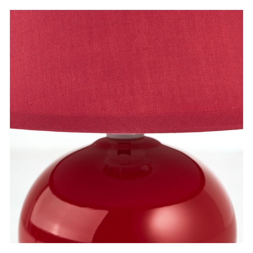Brilliant - Bordlampe PRIMO 1xE14/40W/230V keramik/rød