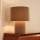 Brilliant - Bordlampe TONY 1xE27/20W/230V brun
