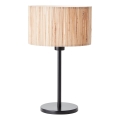 Brilliant - Bordlampe WIMEA 1xE27/52W/230V sort/beige