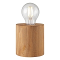 Brilliant - Bordlampe WOODRA 1xE27/20W/230V i fyrretræ