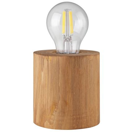 Brilliant - Bordlampe WOODRA 1xE27/20W/230V i fyrretræ