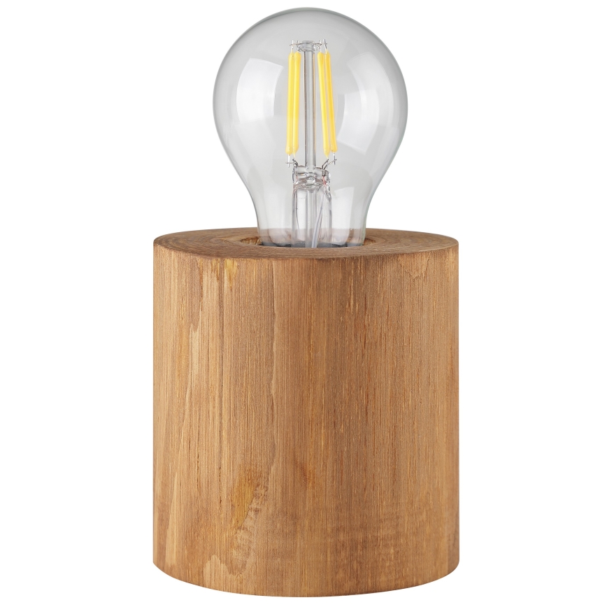 Brilliant - Bordlampe WOODRA 1xE27/20W/230V i fyrretræ