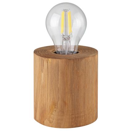 Brilliant - Bordlampe WOODRA 1xE27/20W/230V i fyrretræ