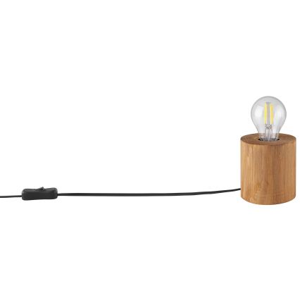 Brilliant - Bordlampe WOODRA 1xE27/20W/230V i fyrretræ