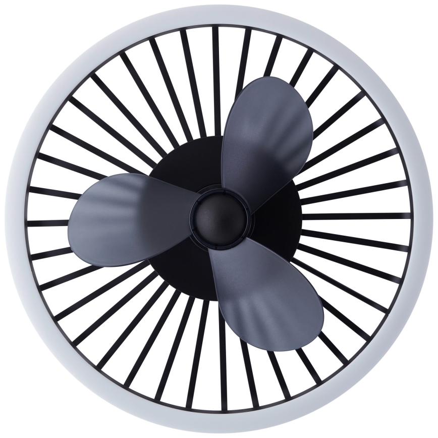 Brilliant - Dæmpbar LED-loftlampe med ventilator CAPO LED/36W/230V 2700-6500K Ø 48 cm sort + fjernbetjening