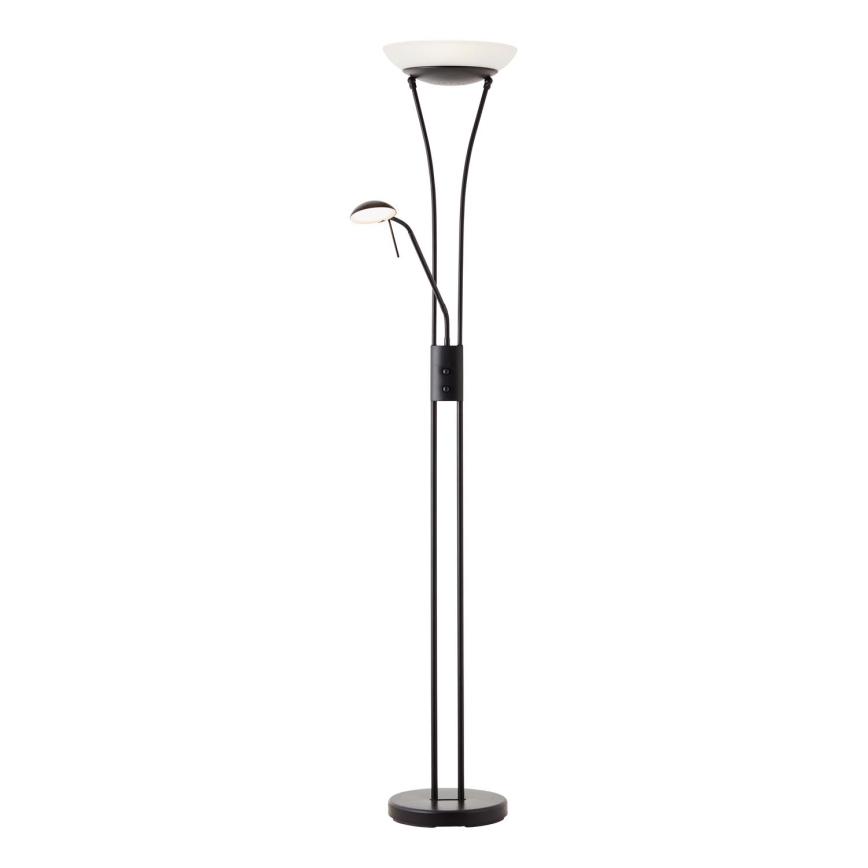 Brilliant - Dæmpbar LED-gulvlampe FINN 2xLED/13W/230V sort