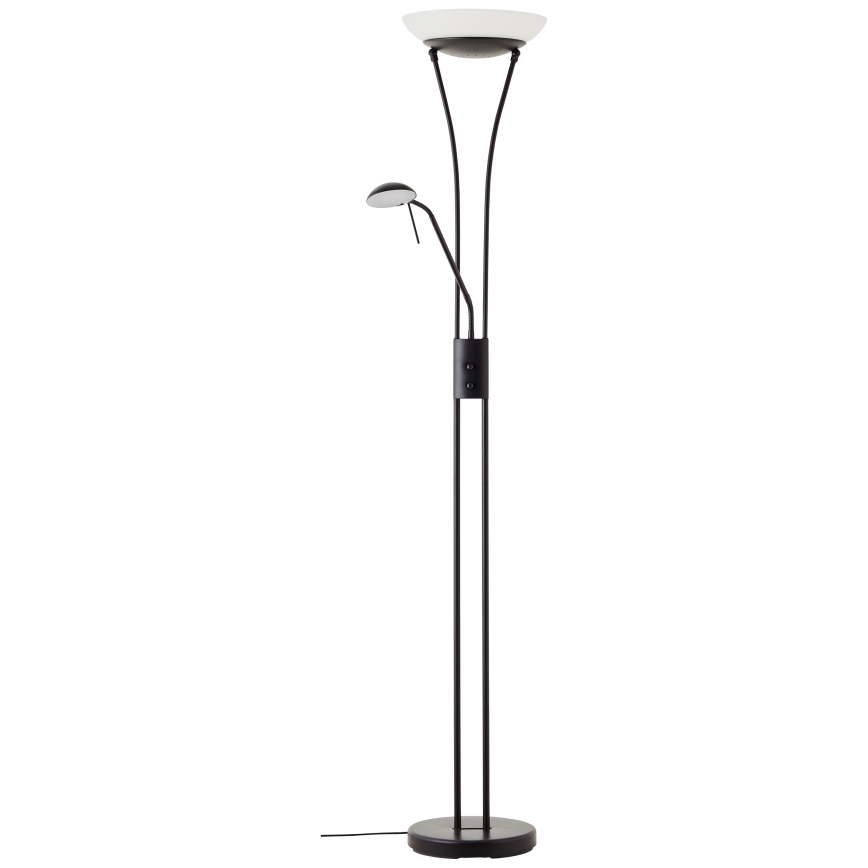 Brilliant - Dæmpbar LED-gulvlampe FINN 2xLED/13W/230V sort