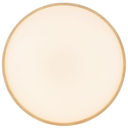 Brilliant - Dæmpbar LED-loftlampe ALSON LED/21W/230V 3000-6500K Ø 49,5 cm gummitræ + fjernbetjening