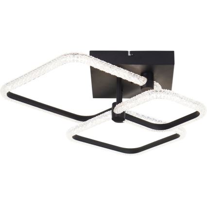 Brilliant - Dæmpbar LED loftlampe AYDIN LED/30W/230V 3000-6500K sort + fjernbetjening