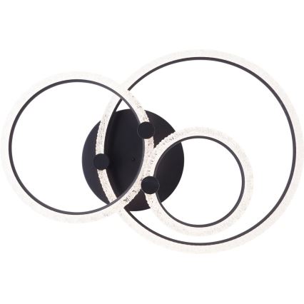 Brilliant - LED-dæmpbar loftlampe AYDIN LED/34W/230V 3000-6500K sort + fjernbetjening