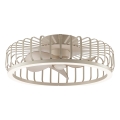 Brilliant - Dæmpbar LED-loftlampe med ventilator CAPO LED/36W/230V 2700-6500K Ø 48 cm beige + fjernbetjening