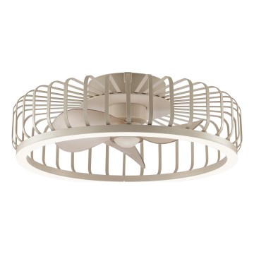 Brilliant - Dæmpbar LED-loftlampe med ventilator CAPO LED/36W/230V 2700-6500K Ø 48 cm beige + fjernbetjening