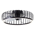 Brilliant - Dæmpbar LED-loftlampe med ventilator CAPO LED/36W/230V 2700-6500K Ø 48 cm sort + fjernbetjening