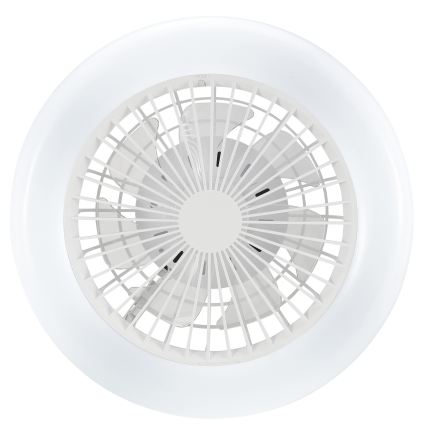 Brilliant - MONTERO LED dæmpbar loftlampe med ventilator LED/20W/230V 2700-6500K Ø 42 cm, hvid + fjernbetjening