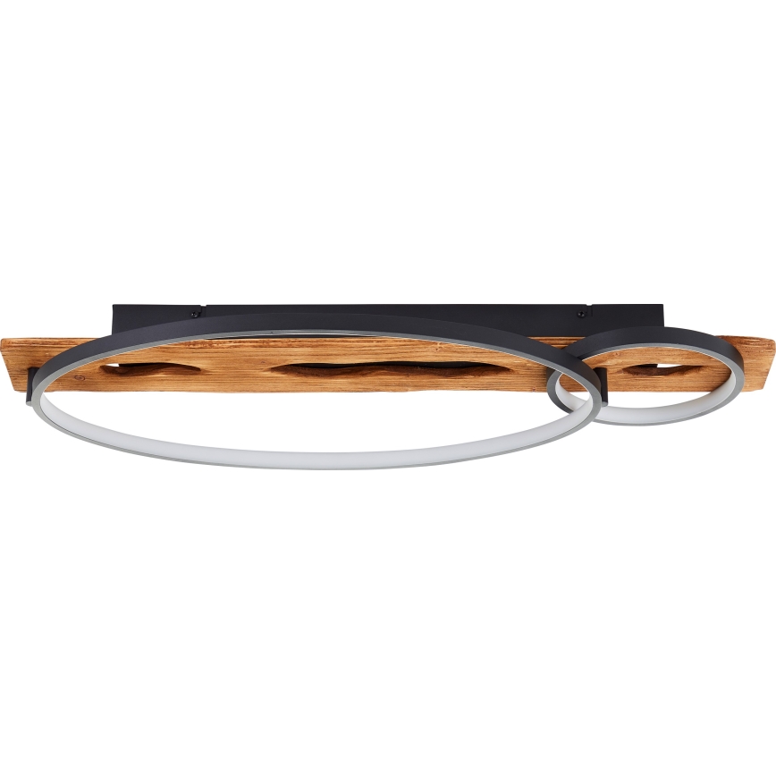Brilliant - LED-dæmpbar loftlampe PIRUS LED/30W/230V 30x70 cm gummitræ