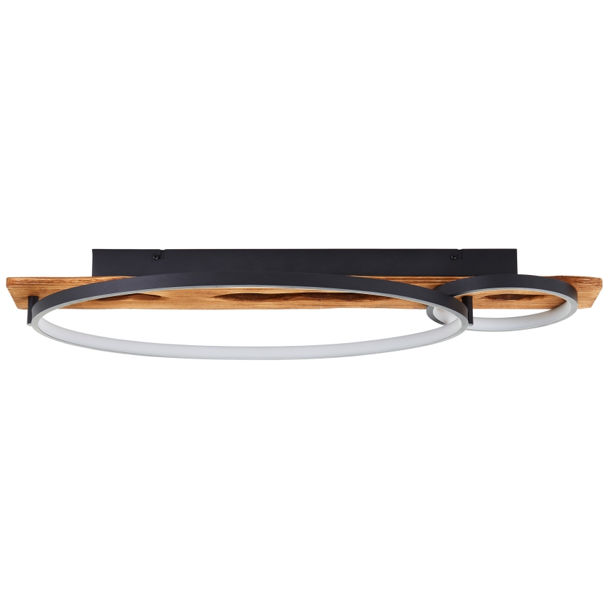 Brilliant - LED-dæmpbar loftlampe PIRUS LED/30W/230V 30x70 cm gummitræ