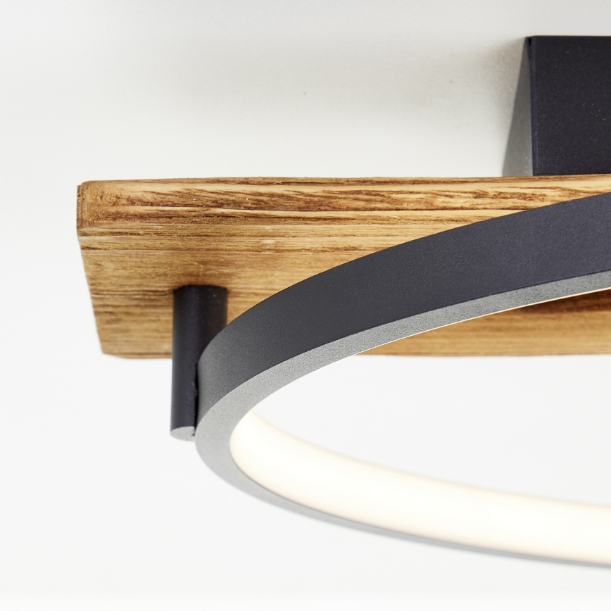 Brilliant - LED-dæmpbar loftlampe PIRUS LED/30W/230V 30x70 cm gummitræ