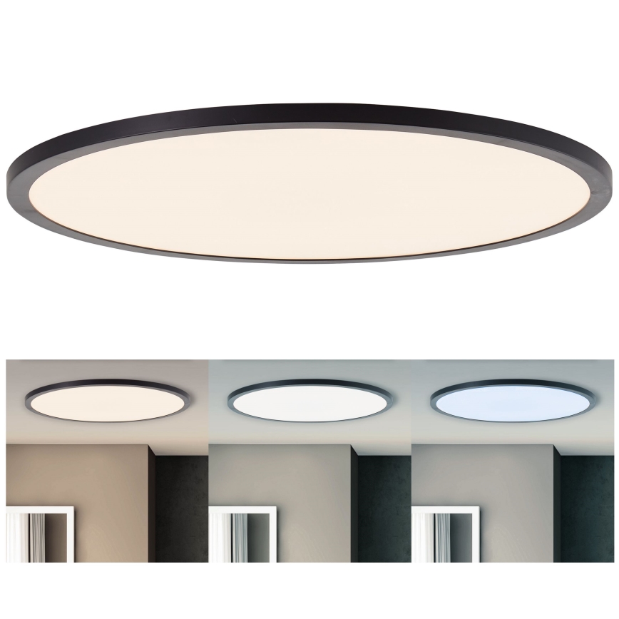 Brilliant - dæmpbar LED-loftlampe TUCO LED/33W/230V 3000-6500K Ø 50 cm sort + fjernbetjening
