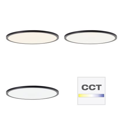 Brilliant - dæmpbar LED-loftlampe TUCO LED/33W/230V 3000-6500K Ø 50 cm sort + fjernbetjening