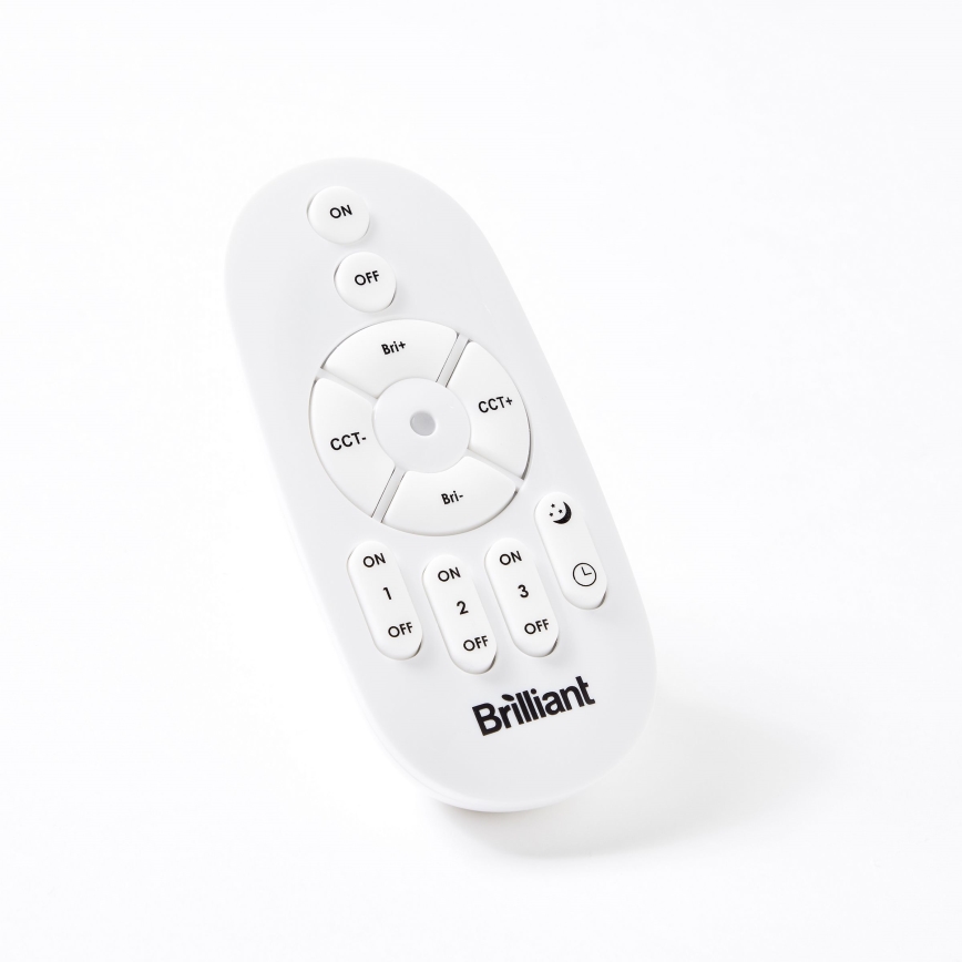 Brilliant - dæmpbar LED-loftlampe TUCO LED/33W/230V 3000-6500K Ø 50 cm sort + fjernbetjening