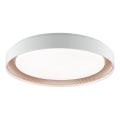 Brilliant - Dæmpbar LED-loftlampe WALDO LED/36W/230V 3000-6500K Ø 48,5 cm hvid/roséguld + fjernbetjening
