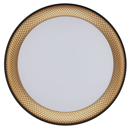 Brilliant - LED-dæmpbar loftlampe WALDO LED/36W/230V 3000-6500K Ø 48,5 cm sort/guld + fjernbetjening