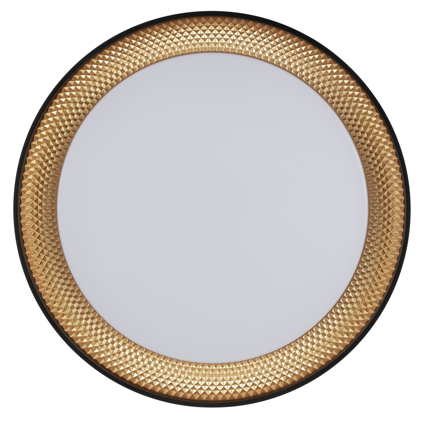 Brilliant - LED-dæmpbar loftlampe WALDO LED/36W/230V 3000-6500K Ø 48,5 cm sort/guld + fjernbetjening