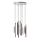 Brilliant - Dæmpbar LED-pendel på wire CEMBALO LED/70W/230V mat krom/sort/brun