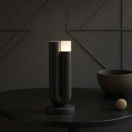 Brilliant - LED dæmpbar genopladelig berøringsbetjent udendørs bordlampe SAYU LED/2,5W/5V 2700K 2600 mAh IP44 sort