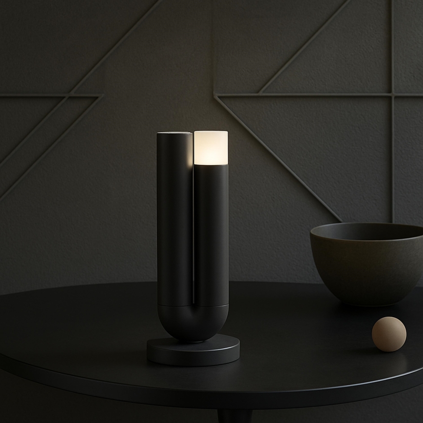 Brilliant - LED dæmpbar genopladelig berøringsbetjent udendørs bordlampe SAYU LED/2,5W/5V 2700K 2600 mAh IP44 sort