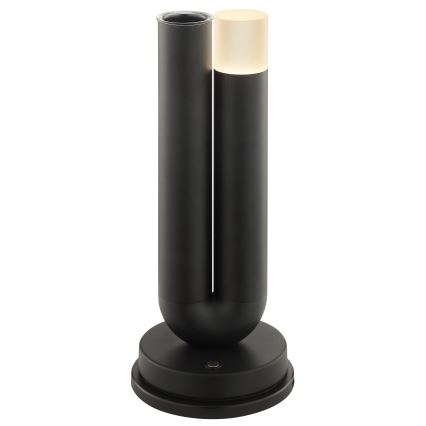 Brilliant - LED dæmpbar genopladelig berøringsbetjent udendørs bordlampe SAYU LED/2,5W/5V 2700K 2600 mAh IP44 sort