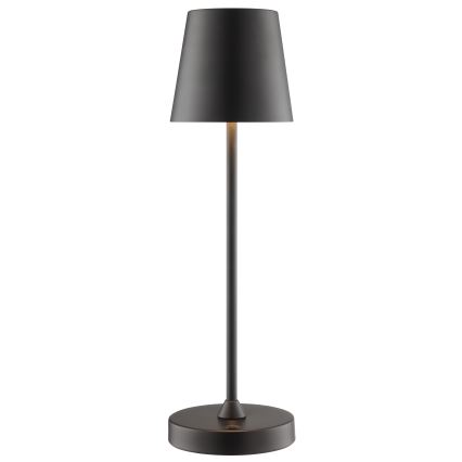 Brilliant - Dæmpbar genopladelig berøringsbetjent udendørs bordlampe ELORA LED/2,5W/5V 2700K 2600 mAh IP44 sort