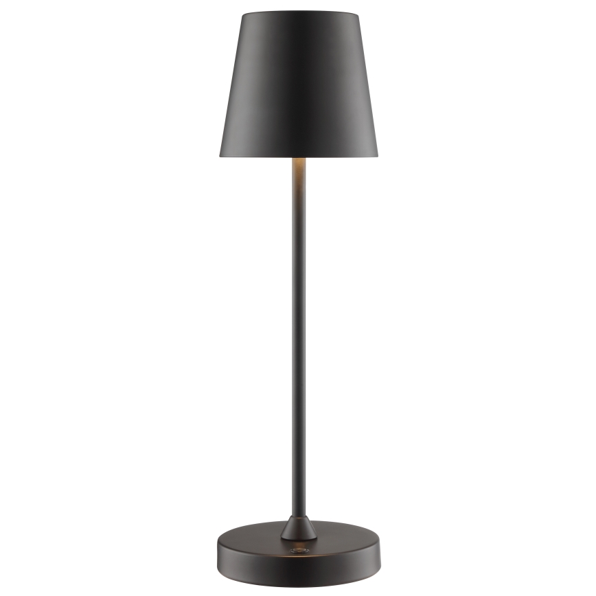 Brilliant - Dæmpbar genopladelig berøringsbetjent udendørs bordlampe ELORA LED/2,5W/5V 2700K 2600 mAh IP44 sort