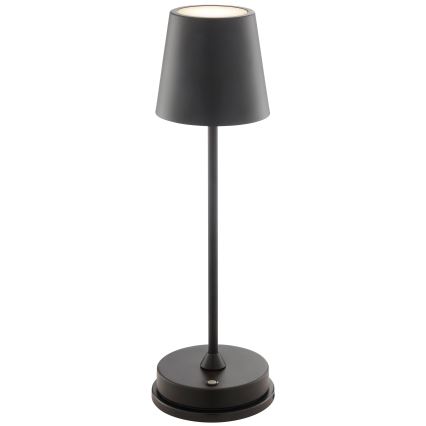 Brilliant - Dæmpbar genopladelig berøringsbetjent udendørs bordlampe ELORA LED/2,5W/5V 2700K 2600 mAh IP44 sort